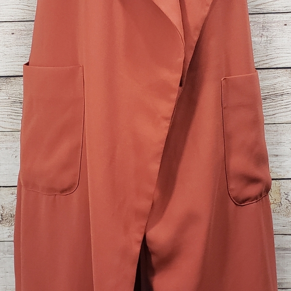 H&M Burnt Orange Duster Vest - Picture 4 of 6